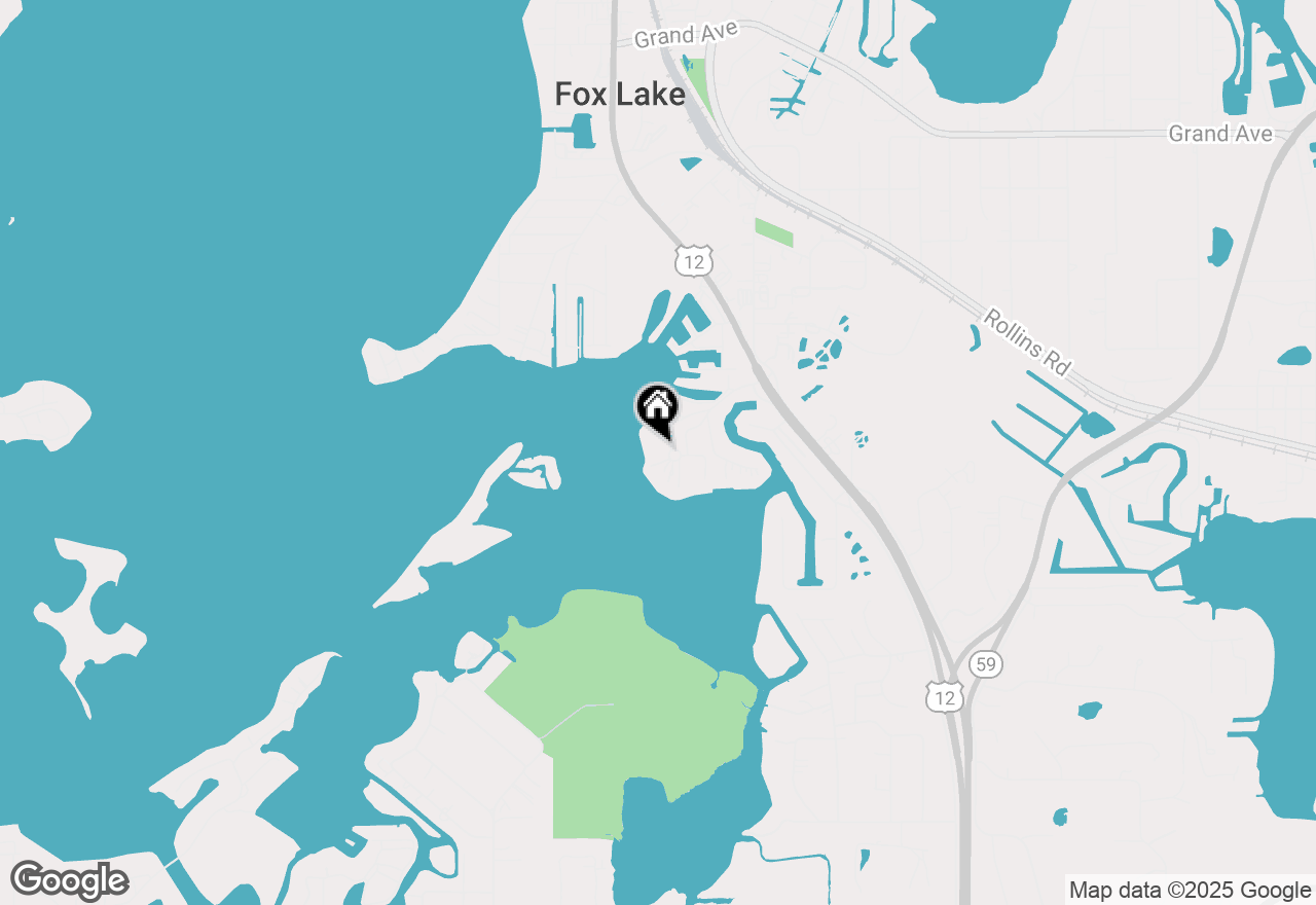 Map of 536 Circle Drive, Fox Lake, IL 60020