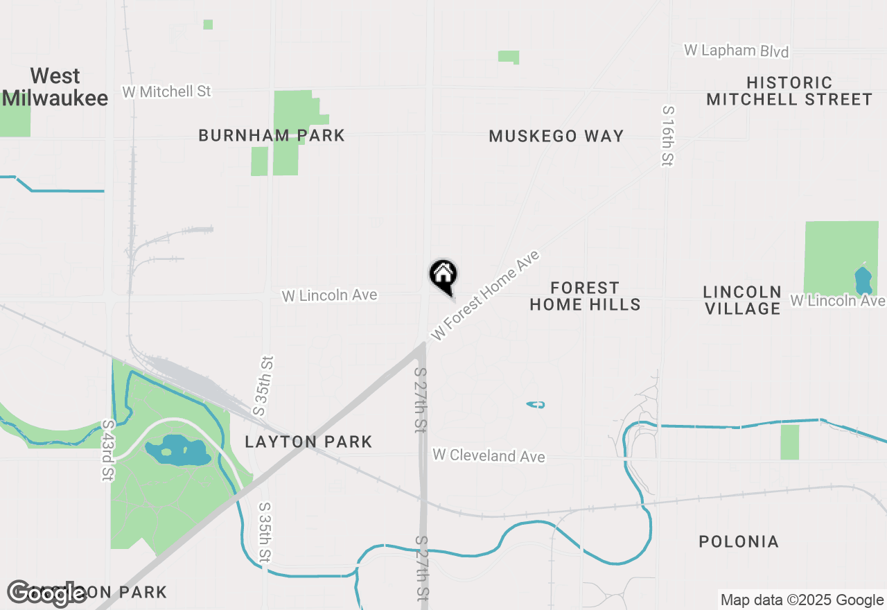 Map of 2321 S 26th St, Milwaukee, WI 53215