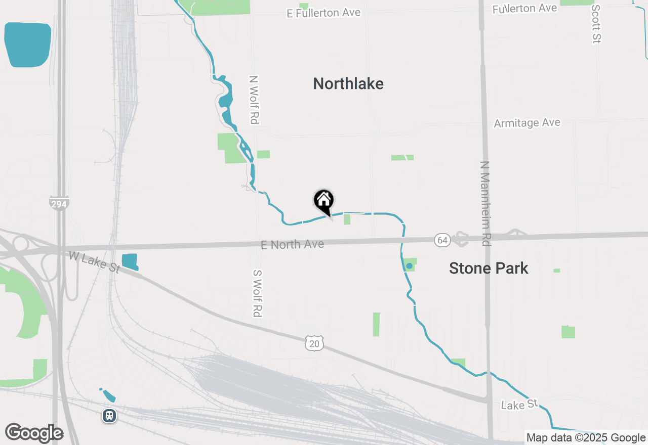 Map of 130 Parkview Drive, Northlake, IL 60164