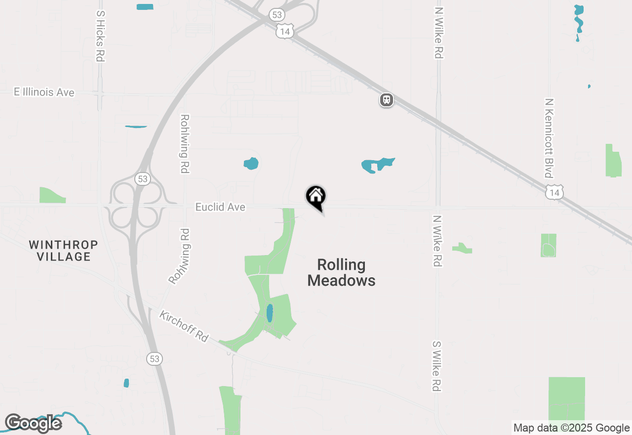 Map of 2801 Fremont Street, Rolling Meadows, IL 60008