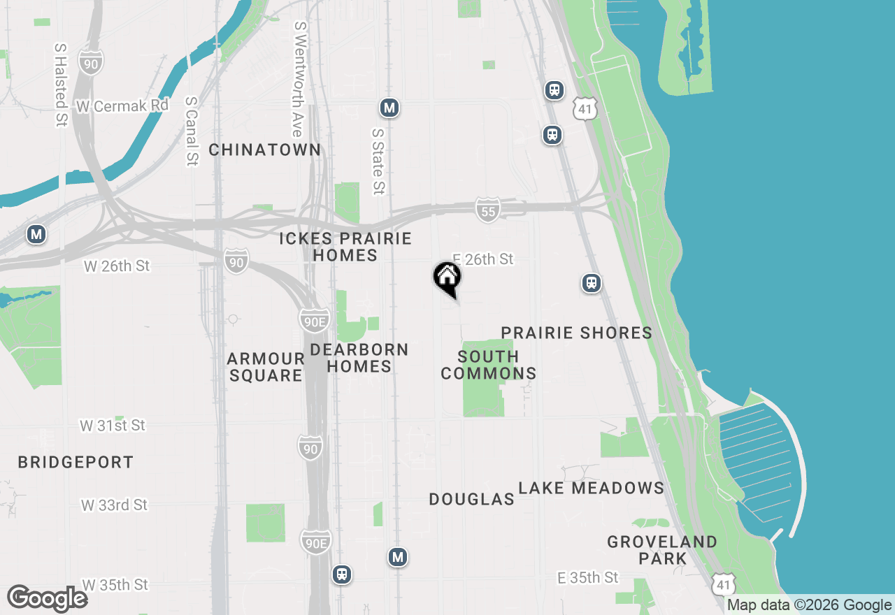 Map of 2733 S Michigan Avenue #A, Chicago, IL 60616