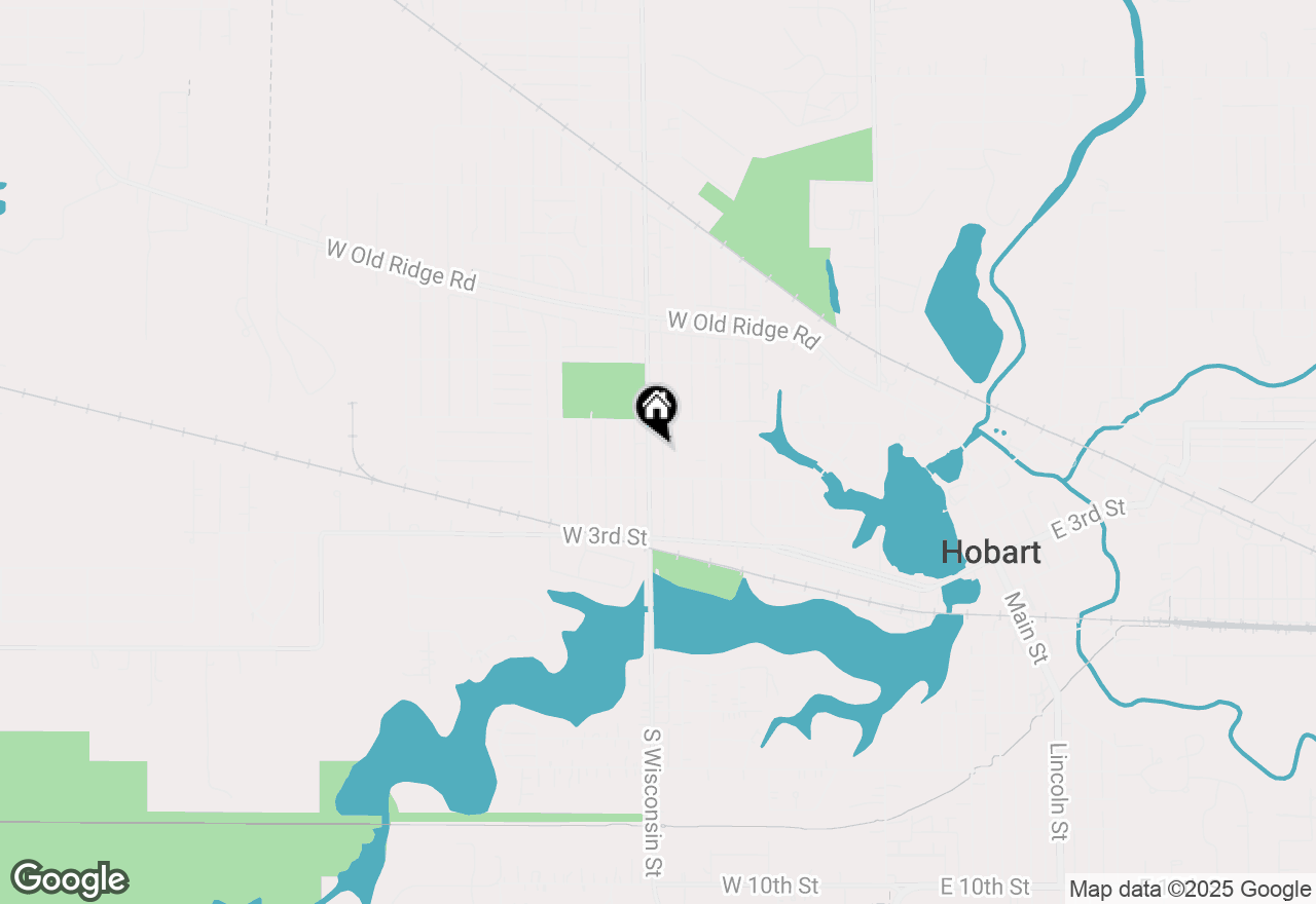 Map of 121 S Wisconsin Street, Hobart, IN 46342