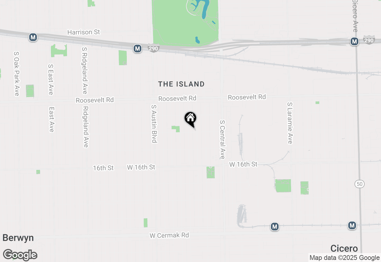 Map of 1345 S 58th Avenue, Cicero, IL 60804