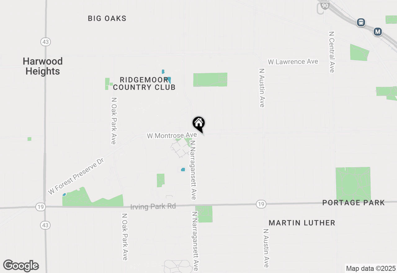 Map of 6345 W Montrose Avenue, Chicago, IL 60634