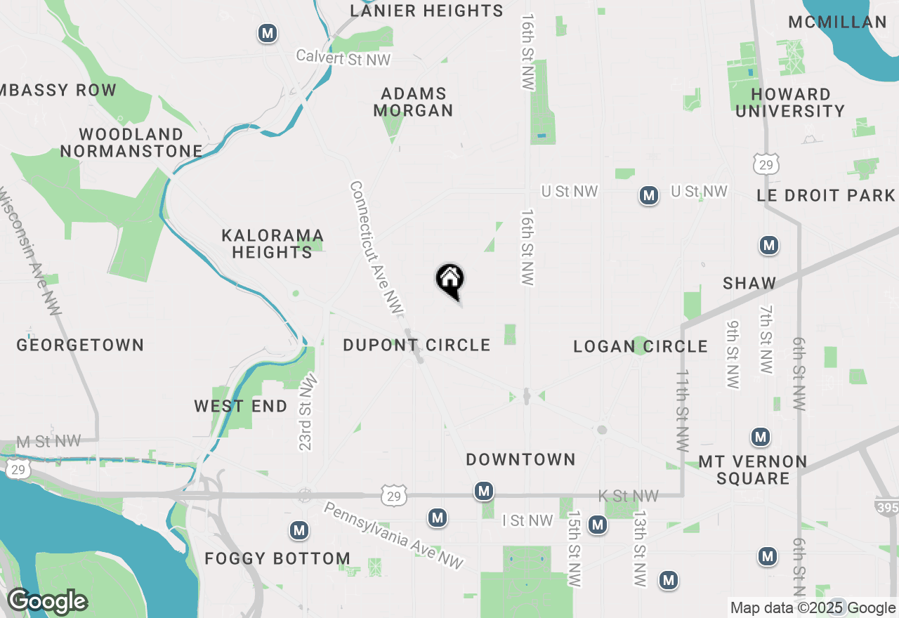 Map of 1601 18th Street Nw #312, Washington, DC 20009