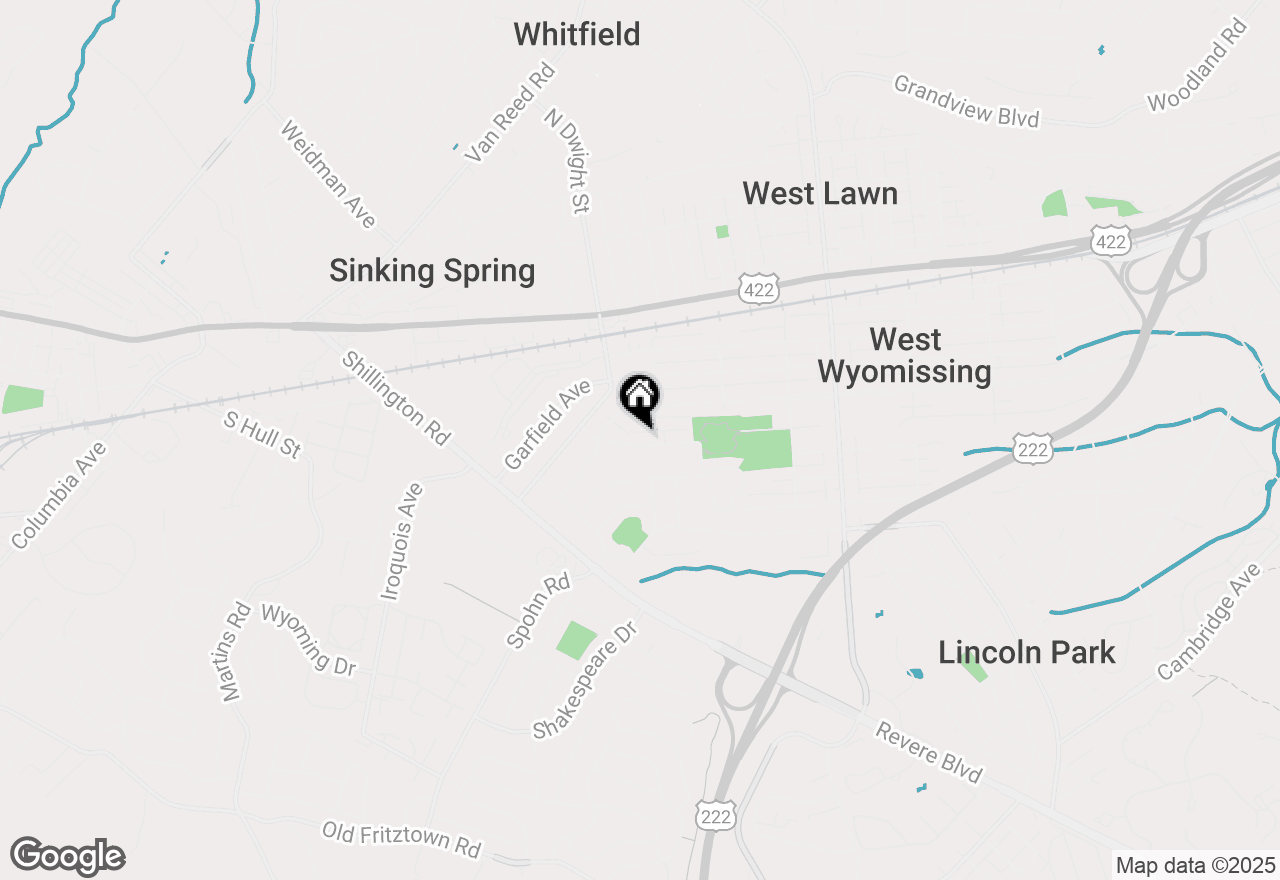 Map of 2621 Girard Avenue #1, Reading, PA 19609