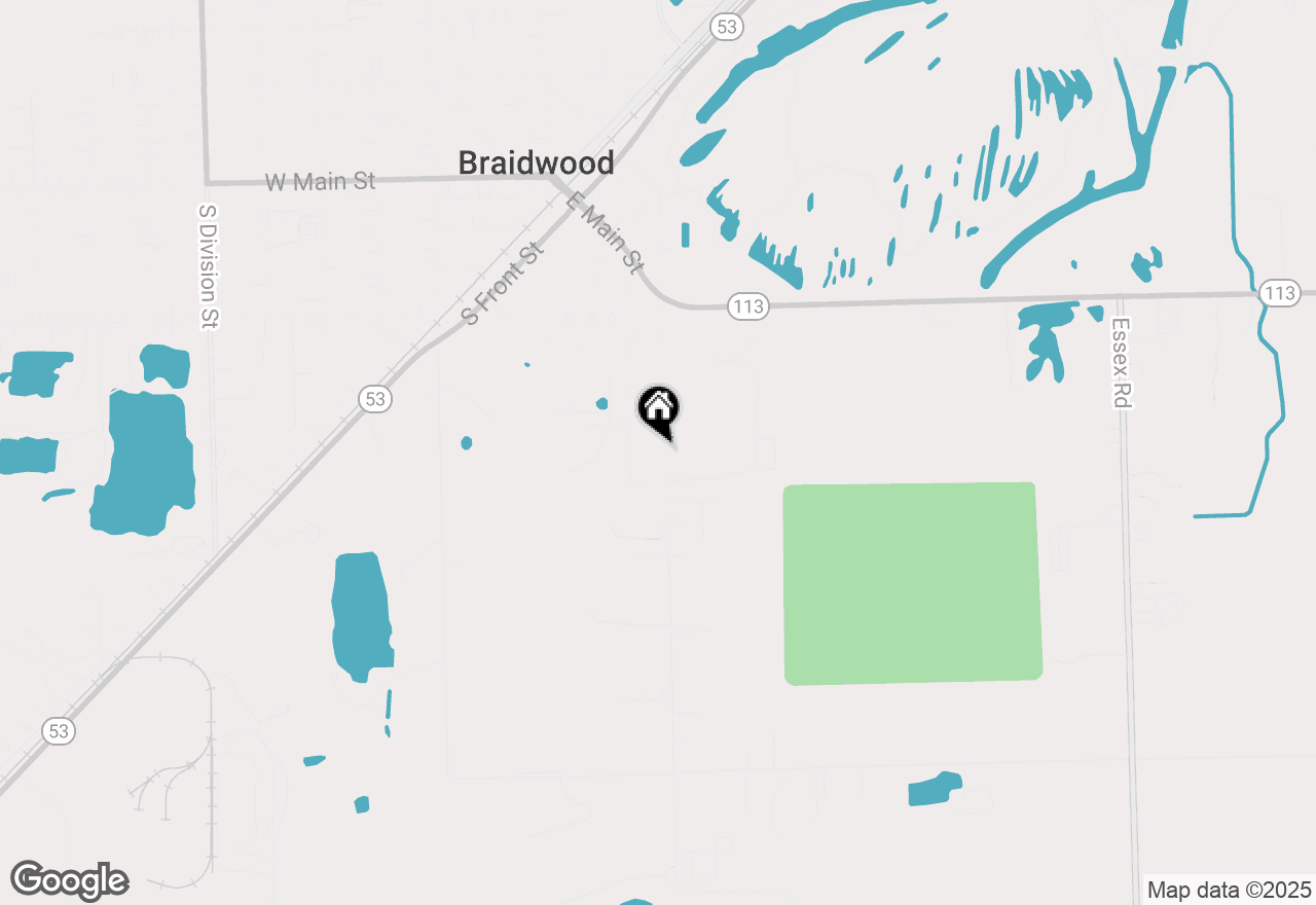 Map of 418 S Comet Drive, Braidwood, IL 60408