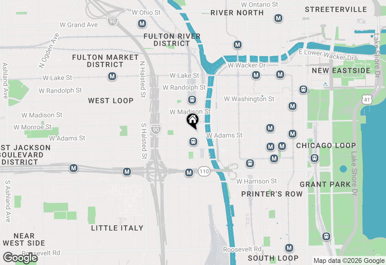 Map of 130 S Canal Street #803, Chicago, IL 60606
