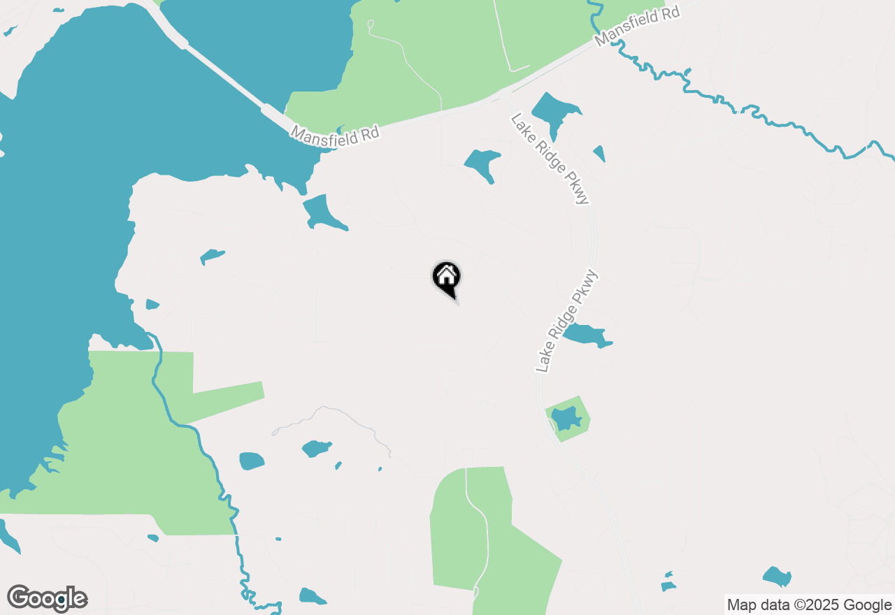 Map of 2861 Lakeview Drive, Cedar Hill, TX 75104