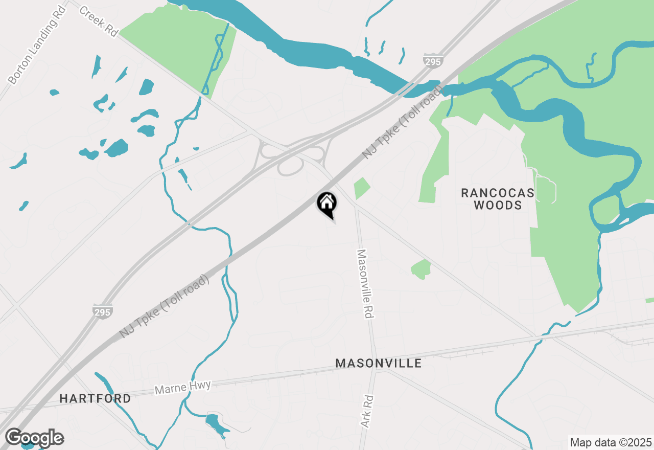 Map of 508 Garden Way, Mount Laurel, NJ 08054