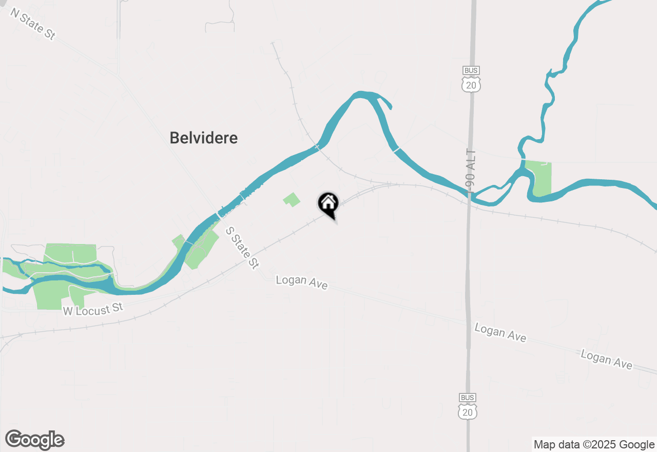 Map of 611 Buchanan Street, Belvidere, IL 61008