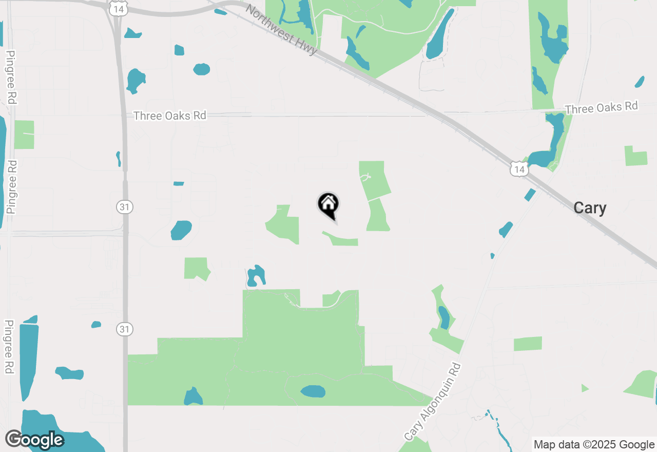 Map of 1203 Saddle Ridge Trail, Cary, IL 60013