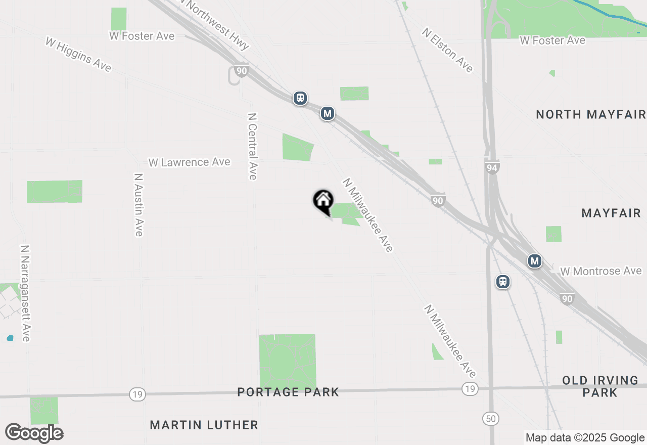 Map of 5332 W Windsor Avenue #1C, Chicago, IL 60630