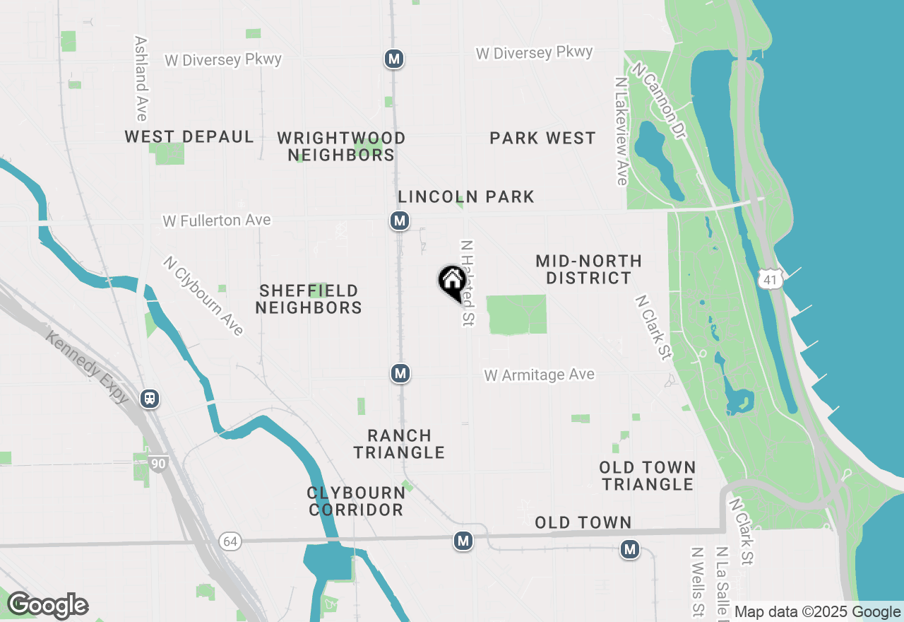 Map of 2139 N Dayton Street #1, Chicago, IL 60614