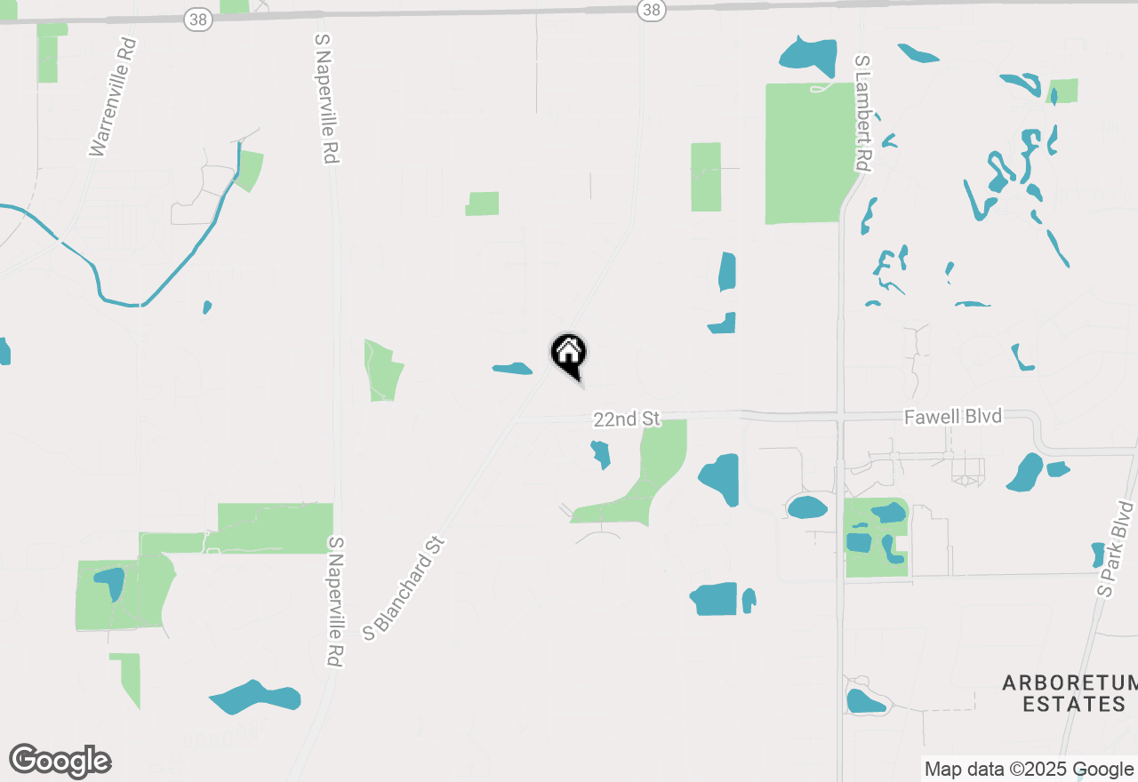 Map of 1633 Leytonstone Drive, Wheaton, IL 60189