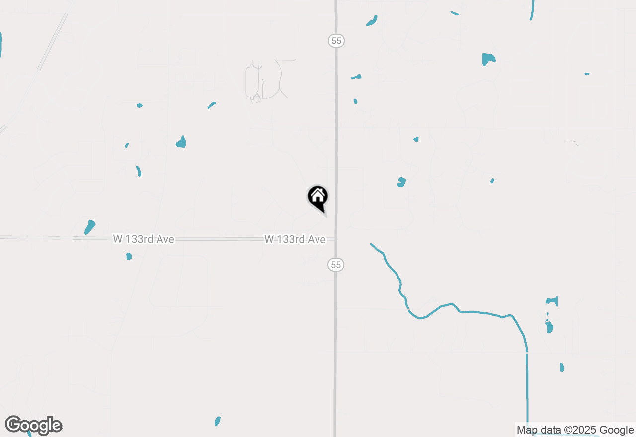 Map of 1730 W 132nd Place, Crown Point, IN 46307