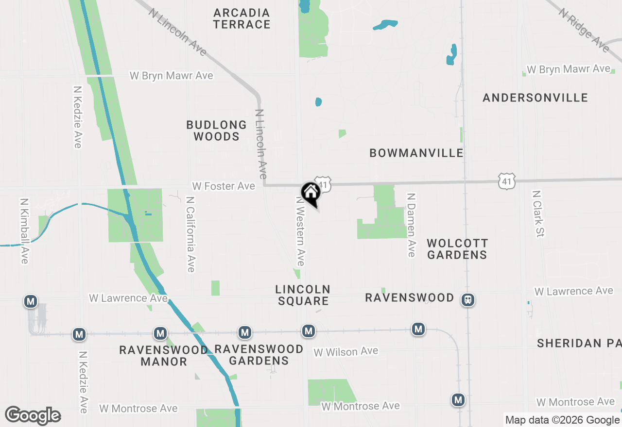 Map of 5060 N Claremont Avenue #3W, Chicago, IL 60625