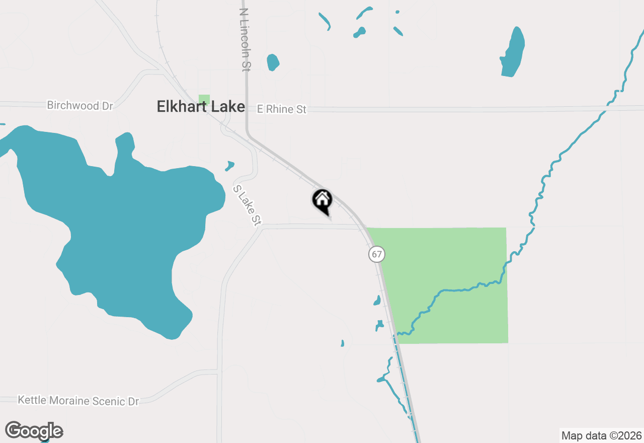 Map of 530 Otto Way, Elkhart Lake, WI 53020