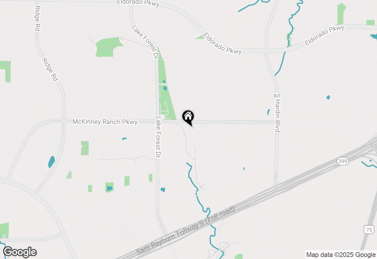 Map of 4717 Whitehall Court, Mckinney, TX 75070