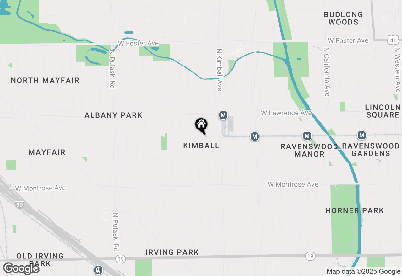 Map of 4640 N Saint Louis Avenue, Chicago, IL 60625