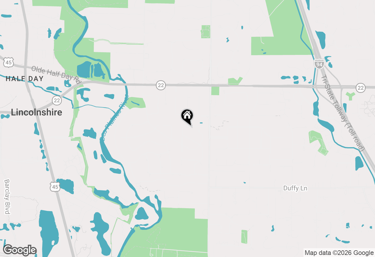 Map of 13 Yorkshire Drive, Lincolnshire, IL 60069