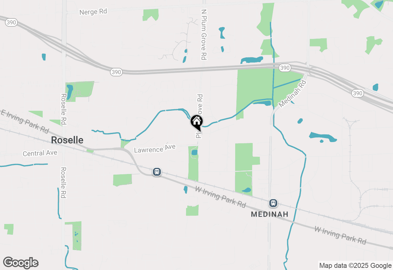 Map of 777 Golfview Drive, Roselle, IL 60172