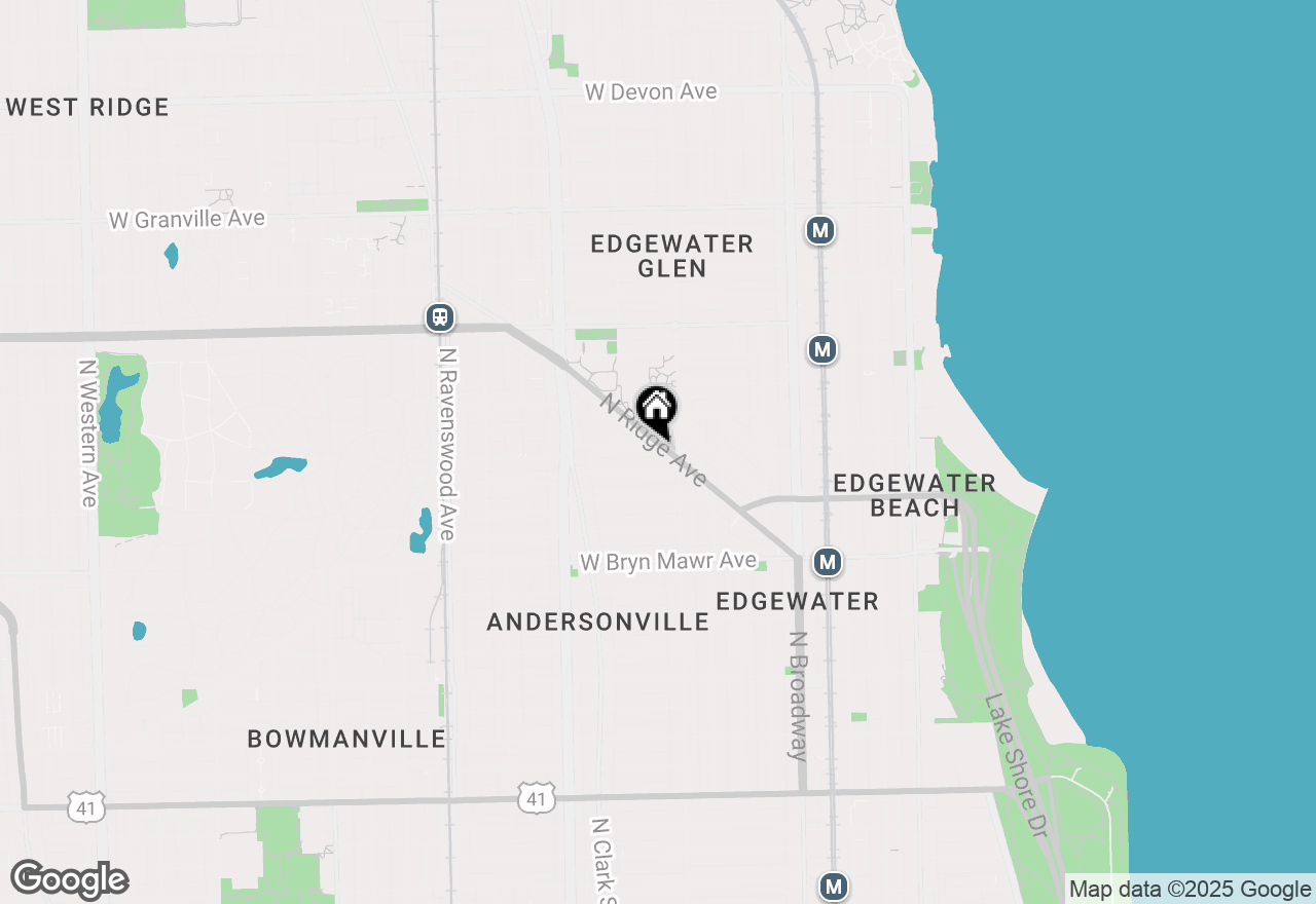 Map of 1425 W Victoria Street #3, Chicago, IL 60660