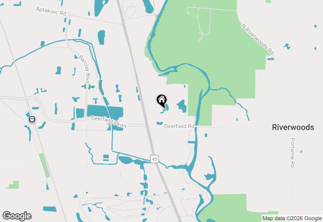 Map of (Address confidential), Riverwoods, Illinois 60015