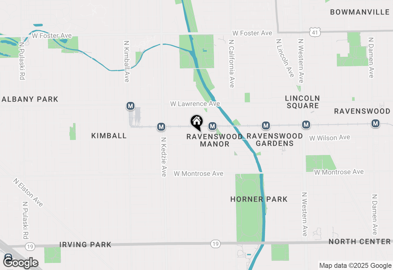 Map of 4614 N Sacramento Avenue #3, Chicago, IL 60625