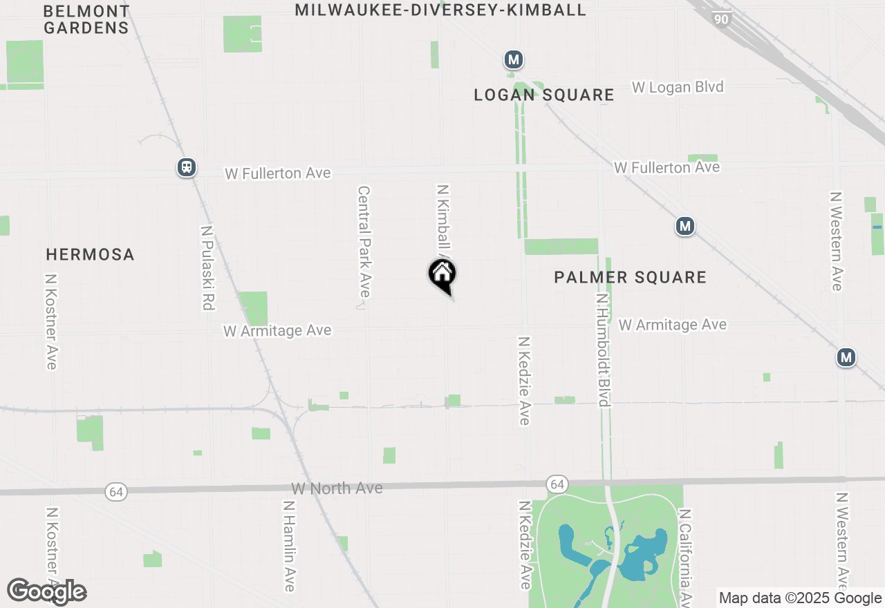 Map of 3400 W Mclean Avenue #3, Chicago, IL 60647