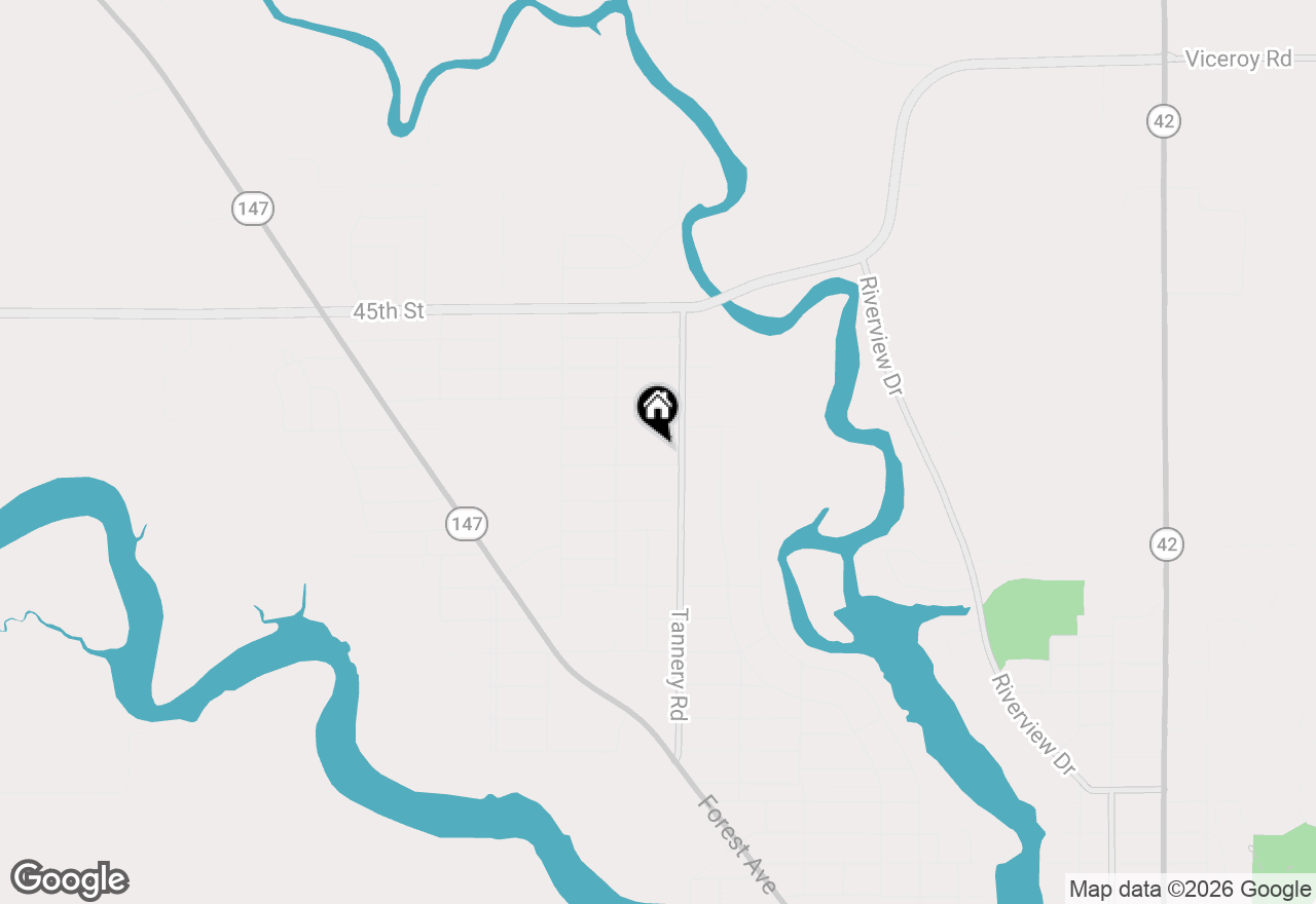 Map of 2318 39th St, Two Rivers, WI 54241