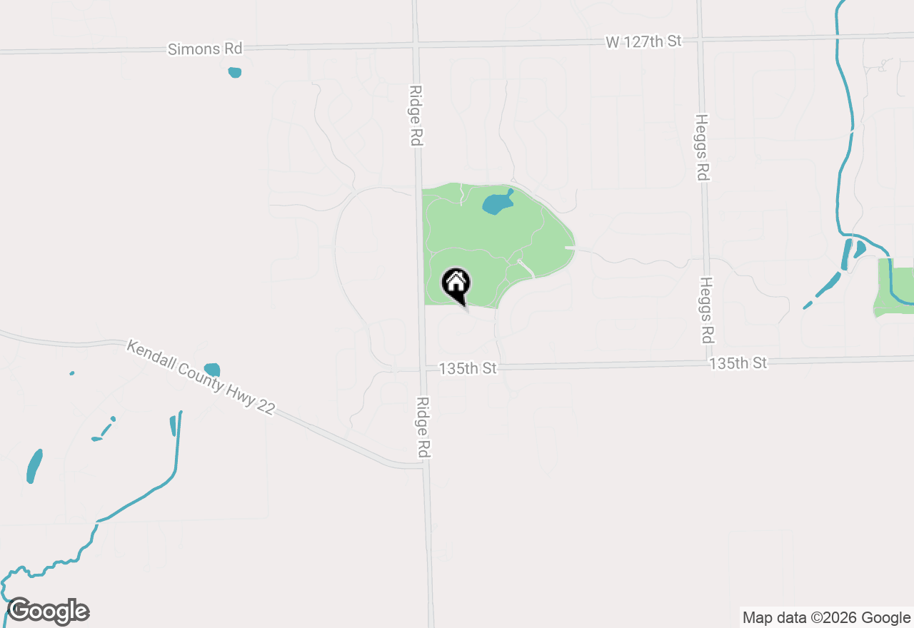 Map of 26643 Lindengate Circle, Plainfield, IL 60585