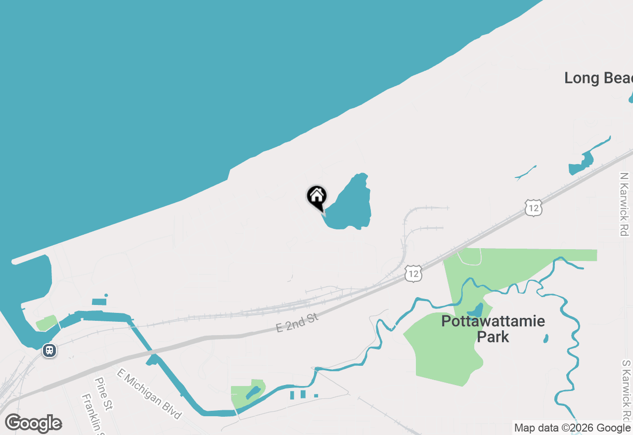 Map of 212 Beachwalk Lane, Michigan City, IN 46360
