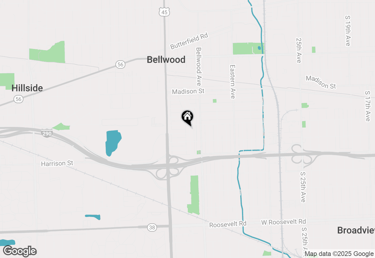 Map of 1012 Marshall Avenue, Bellwood, IL 60104