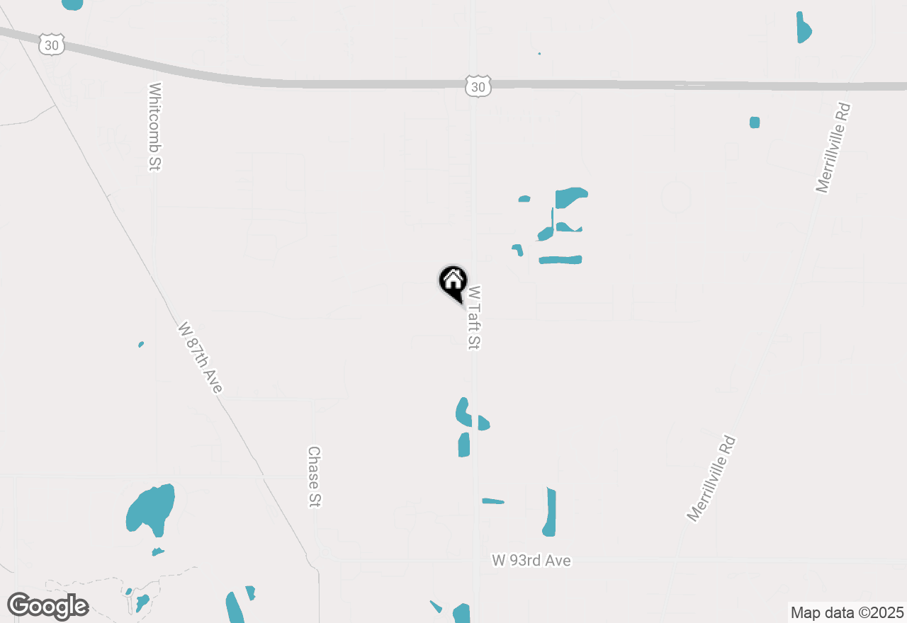 Map of 8600 W Taft Street, Merrillville, IN 46410