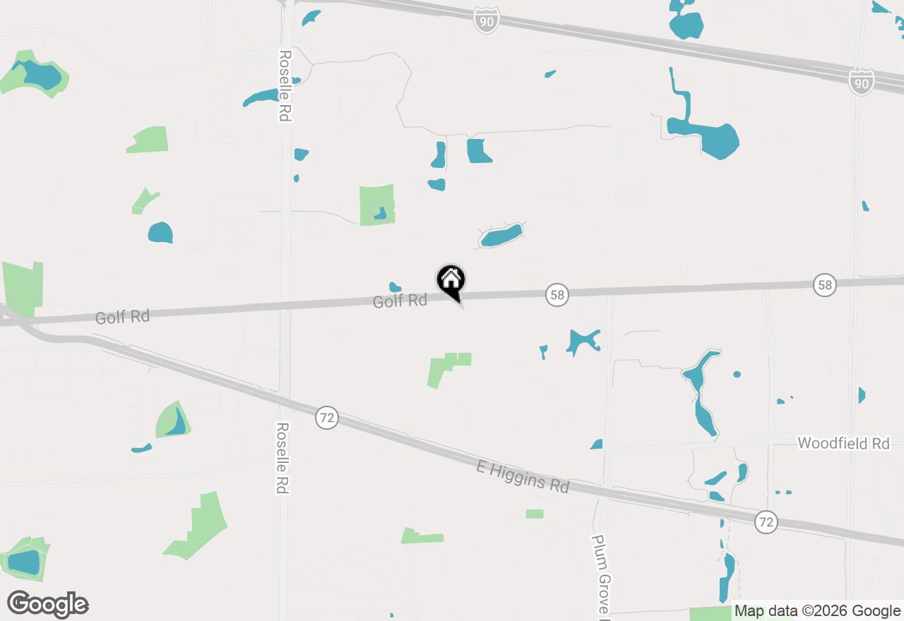 Map of 410 Aster Lane, Hoffman Estates, IL 60169