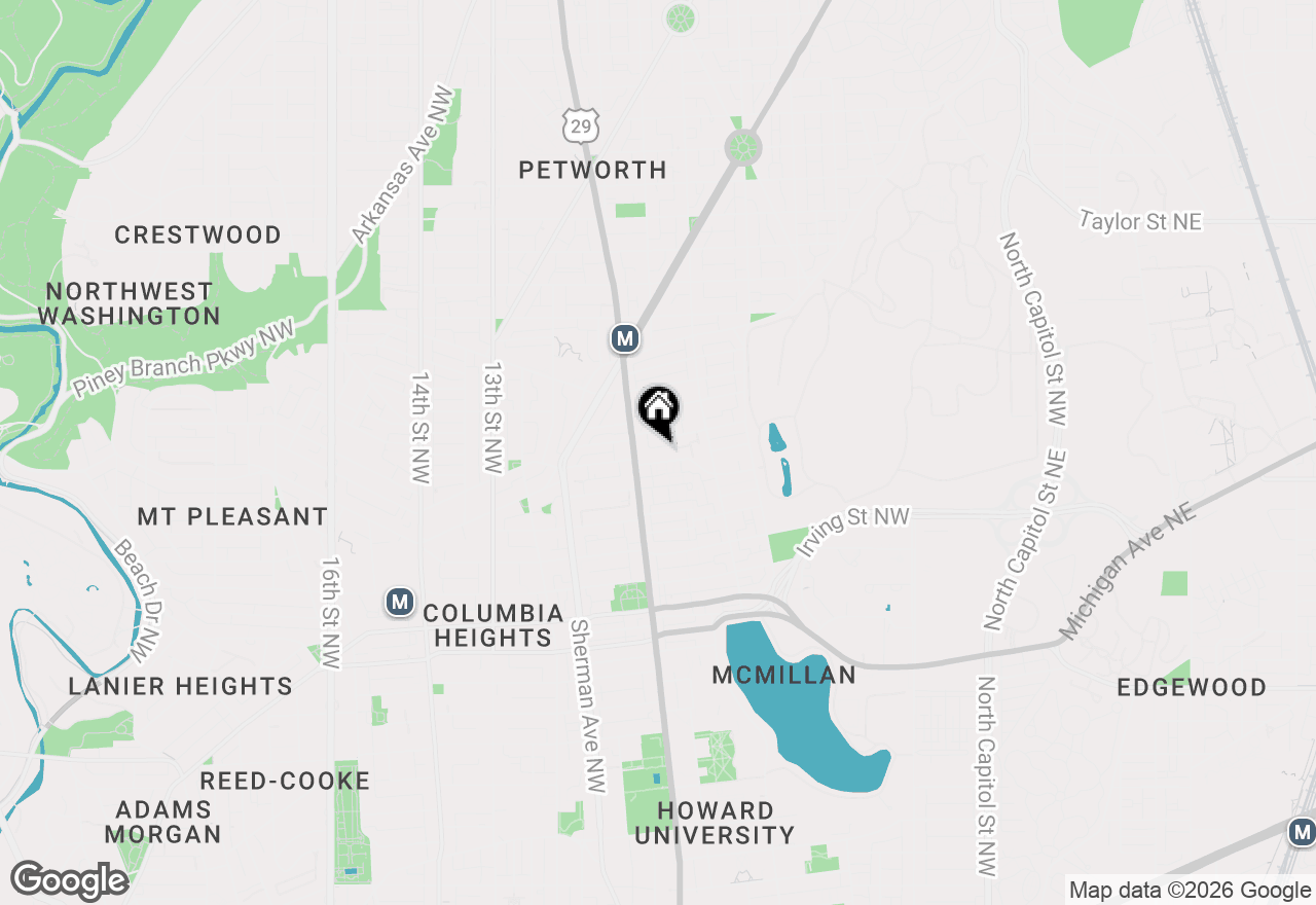 Map of 625 Park Road Nw #109, Washington, DC 20010