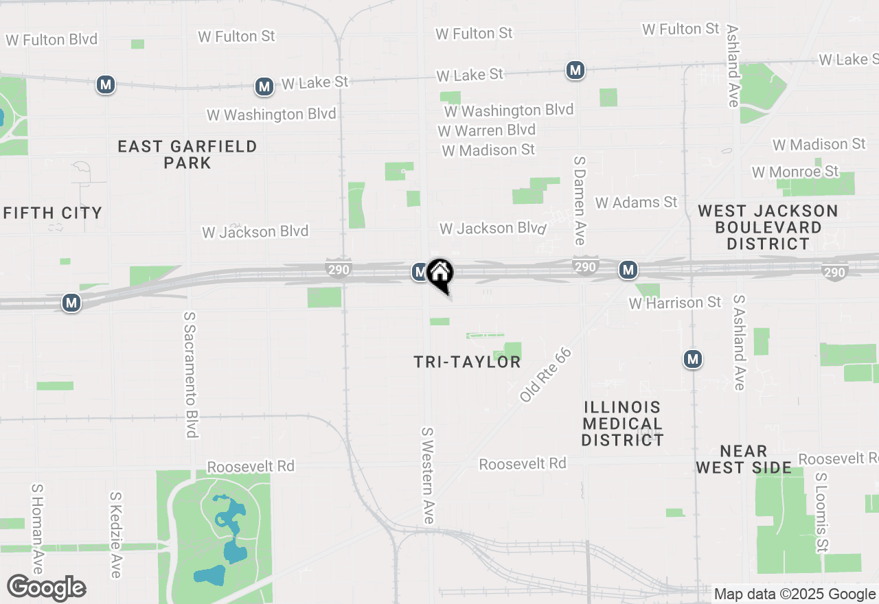 Map of 2336 W Harrison Street #4, Chicago, IL 60612