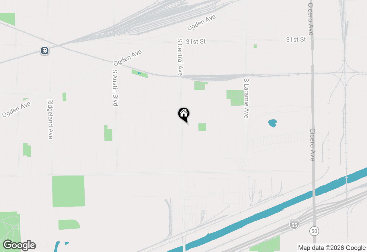 Map of 3605 S Central Avenue, Cicero, IL 60804