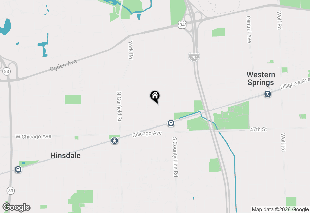 Map of 355 Flagg Court, Hinsdale, IL 60521