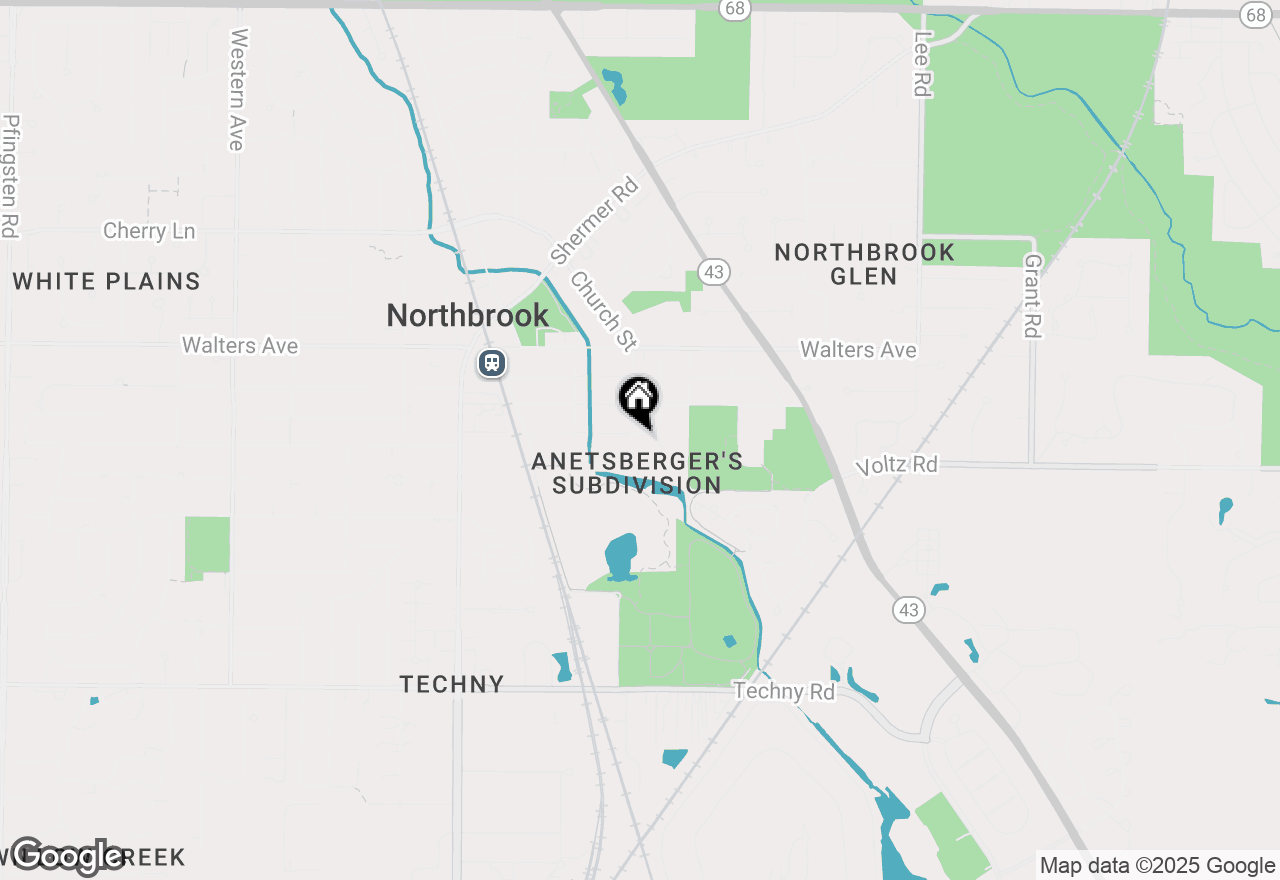Map of (Address confidential), Northbrook, Illinois 60062