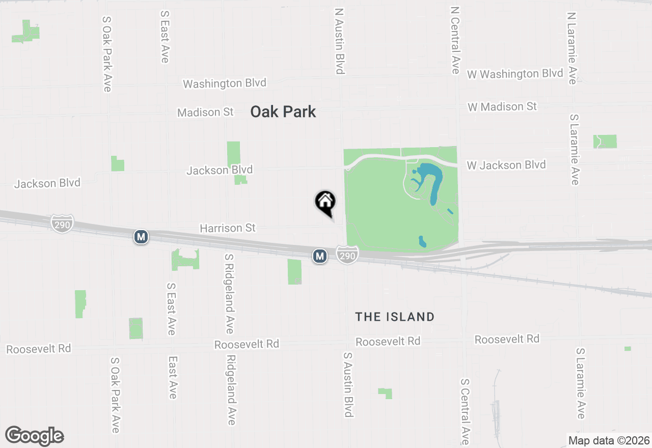 Map of 36 Harrison Street #2, Oak Park, IL 60304