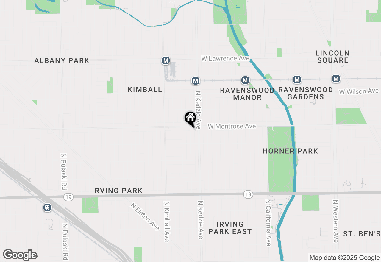 Map of 4345 N Sawyer Avenue #A3, Chicago, IL 60618