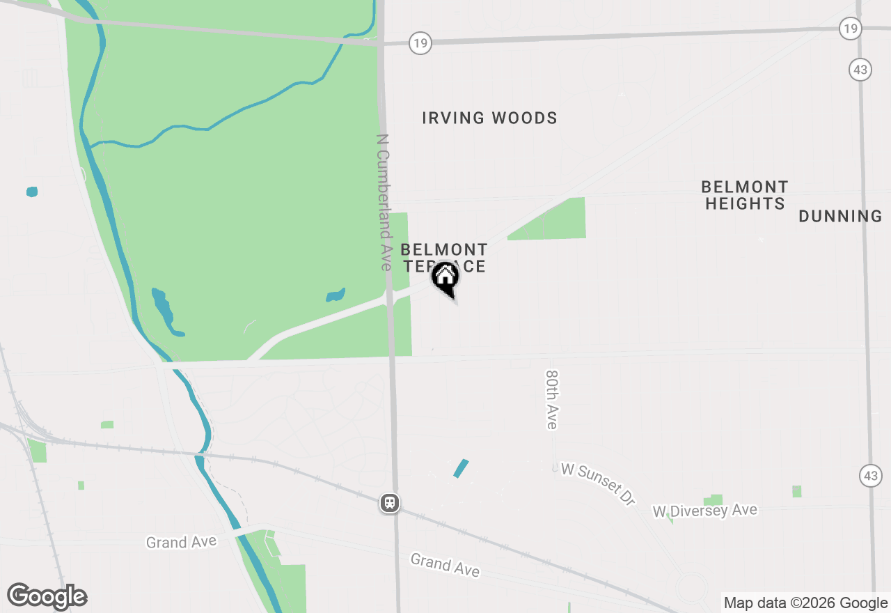 Map of 3322 N Pittsburgh Avenue, Chicago, IL 60634