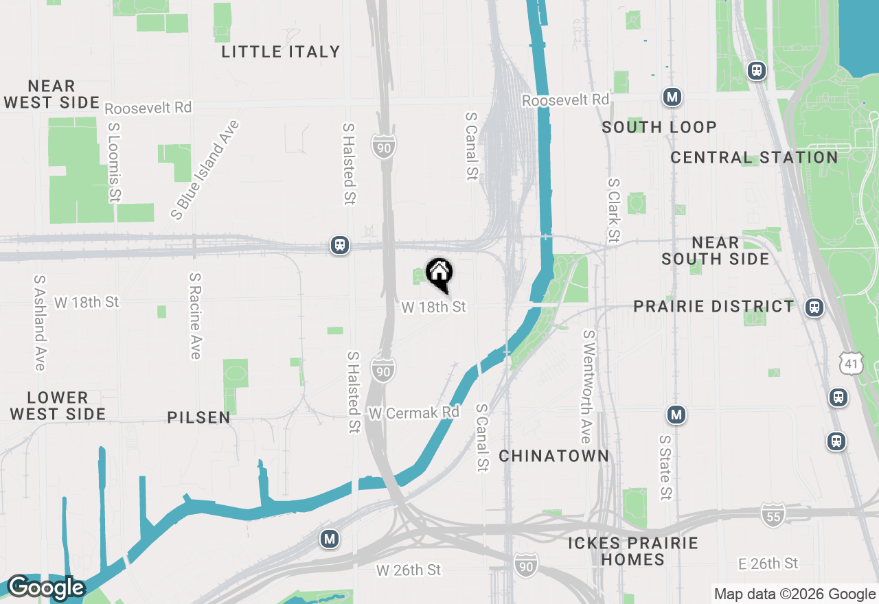 Map of 556 W 18th Street, Chicago, IL 60616