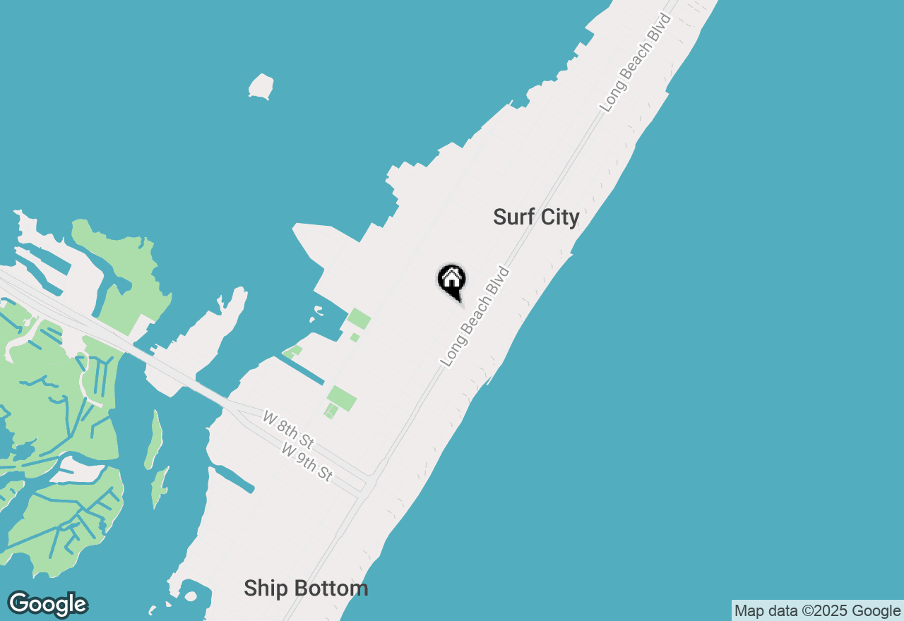 Map of 401 N Central Avenue, Ship Bottom, NJ 08008