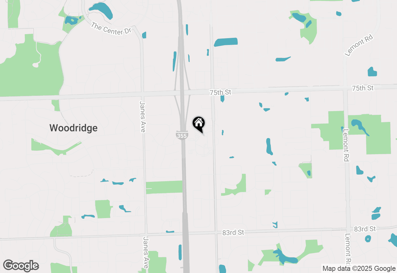 Map of 2086 Country Club Drive #3F, Woodridge, IL 60517