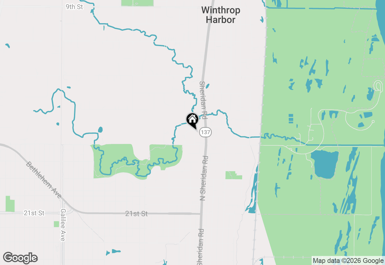 Map of 41588 N Illinois Street, Zion, IL 60099