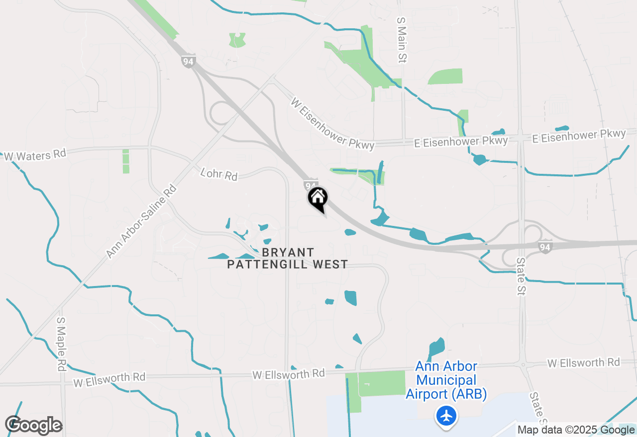 Map of 1363 Millbrook Trail, Ann Arbor, MI 48108