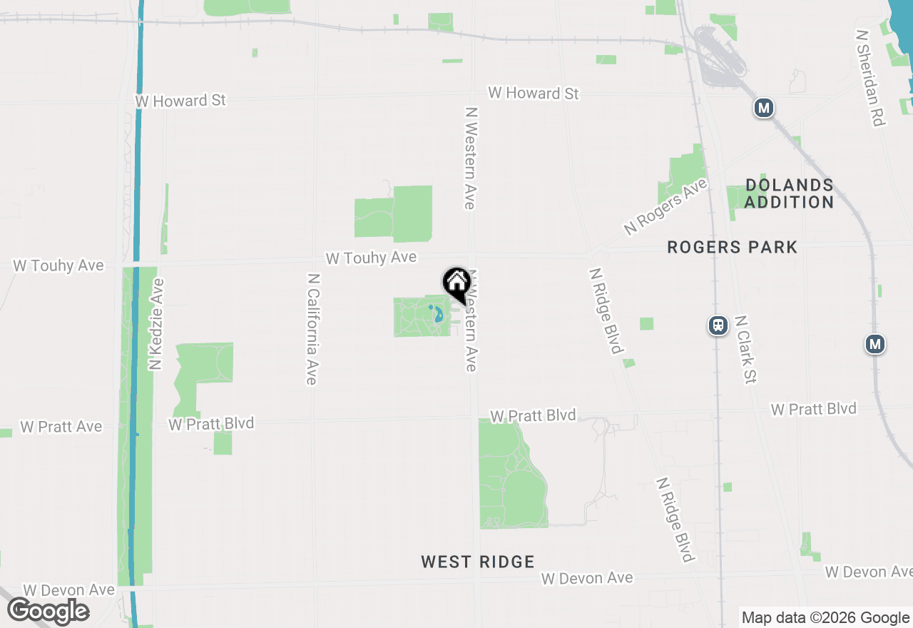Map of 2430 W Greenleaf Avenue #1, Chicago, IL 60645